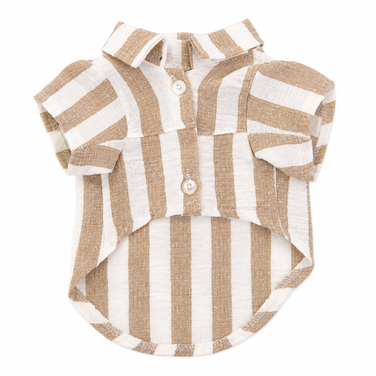 Camisa Beige Rayada