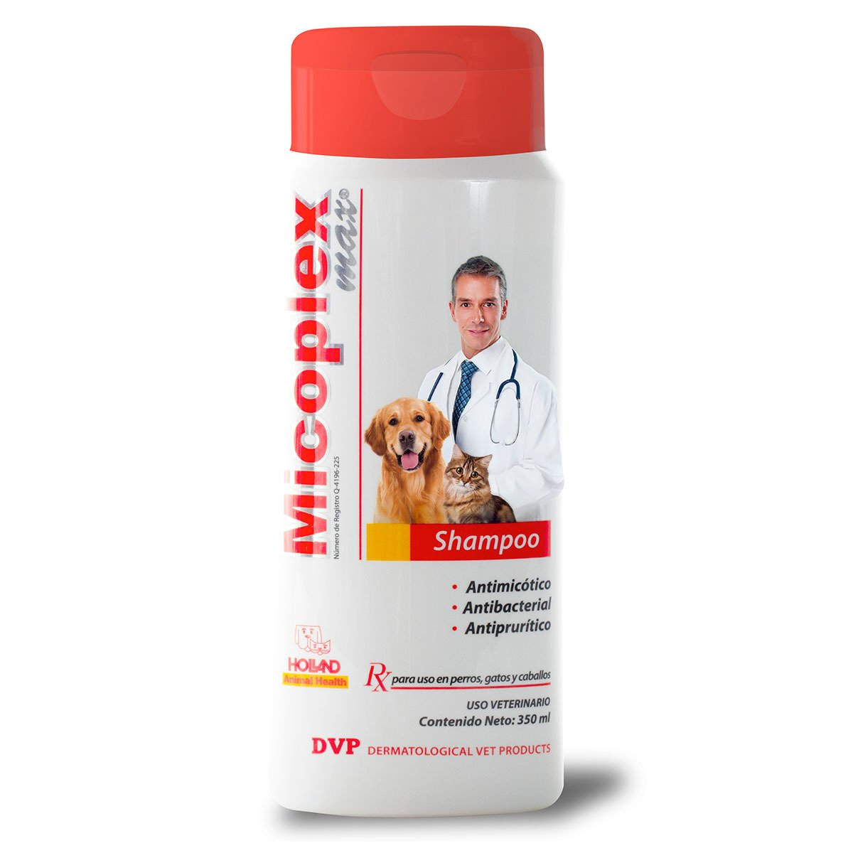 Micoplex Max Shampoo Antimicótico, para Perro y Gato, 350ml.