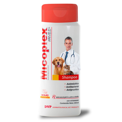 Micoplex Max Shampoo Antimicótico, para Perro y Gato, 350ml.