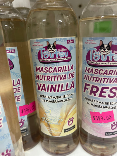 Mascarilla Nutritiva de Vainilla 250 ml Tou Tou