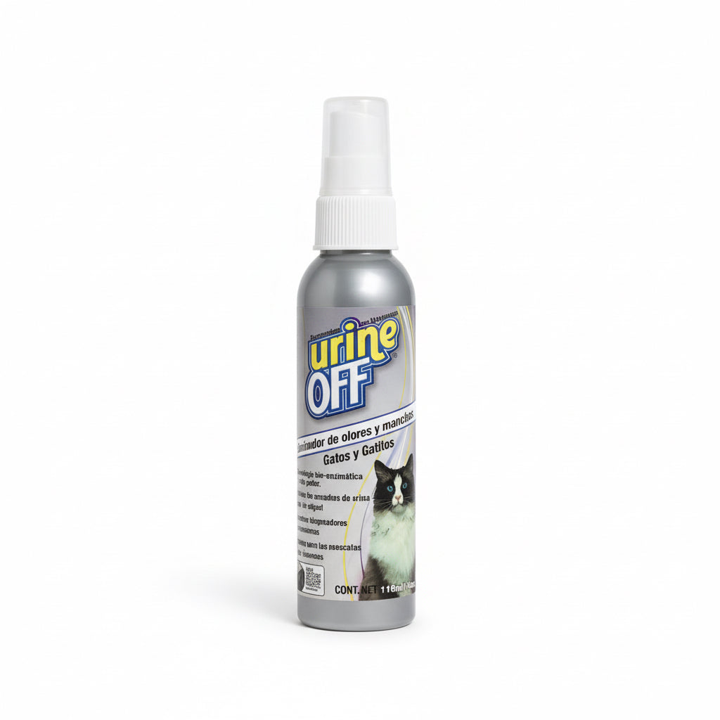 Urine OOF eliminador de olores y manchas gatos y gatitos 118ml