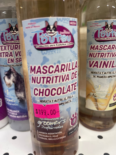 Mascarilla Nutritiva de Chocolate 250ml Tou Tou