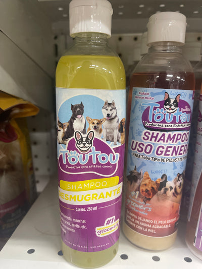Shampoo desmugrante 250 ml Tou Tou