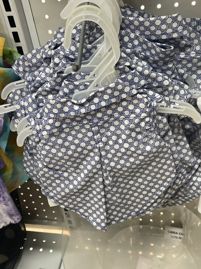 Camisa Azul Bolitas con Diseño