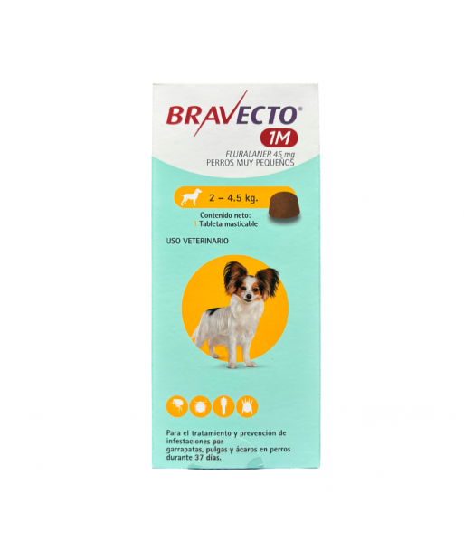 Bravecto 1 Mes 2-4.5kg