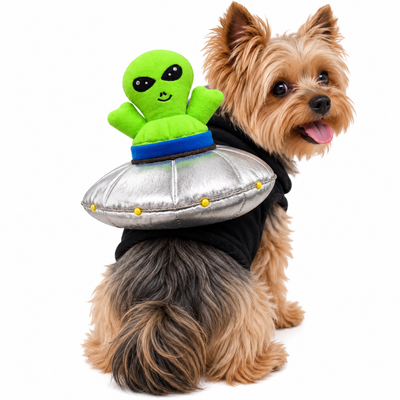 Disfraz OVNI con Alien para Perrito
