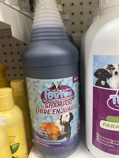 Shampoo libre enjuague 1 l Tou Tou