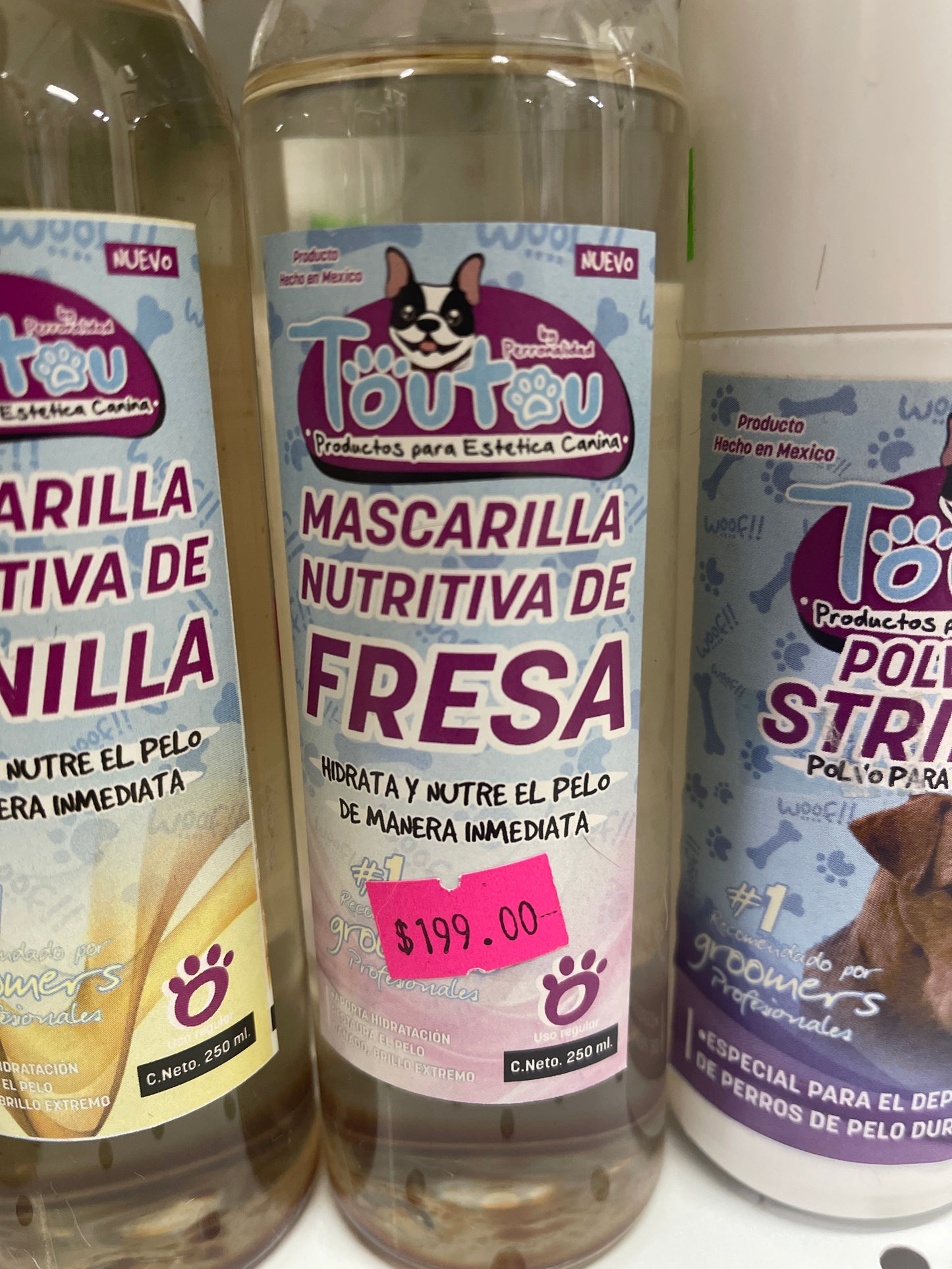 Mascarilla Nutritiva de Fresa 250ml Tou Tou