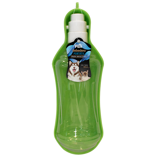 BEBEDERO PORTATIL P/VIAJE 500 ML