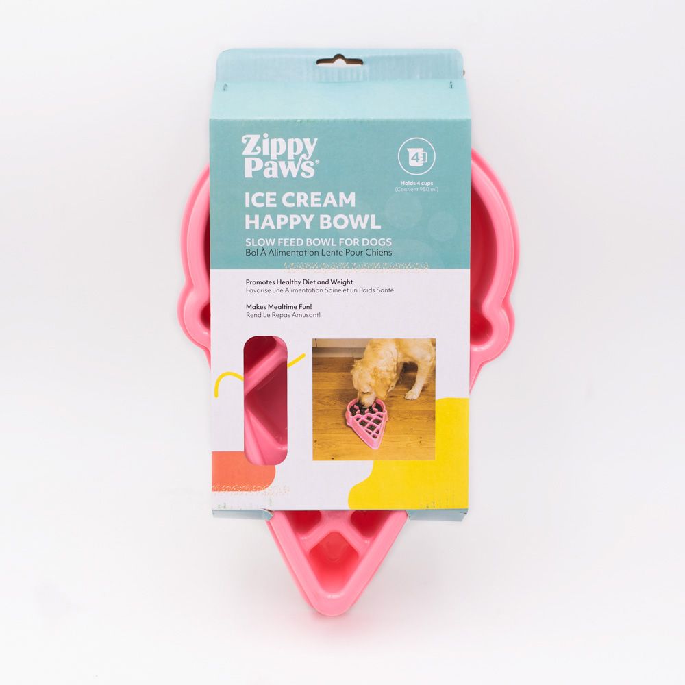 Zippy Paws bowl de cono de helado