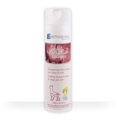Dermoscent shampoo atop 7