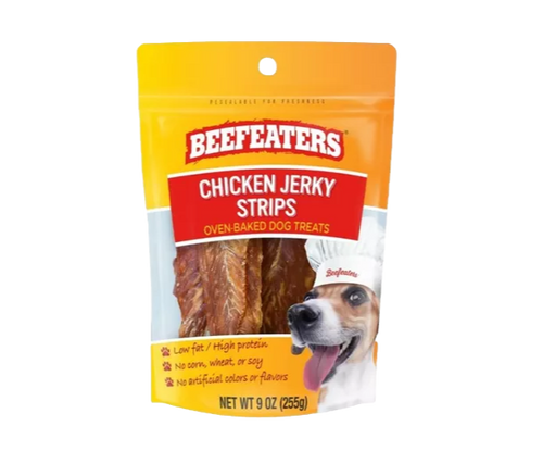 Beefeaters Chicken Jerky Strips 255gr