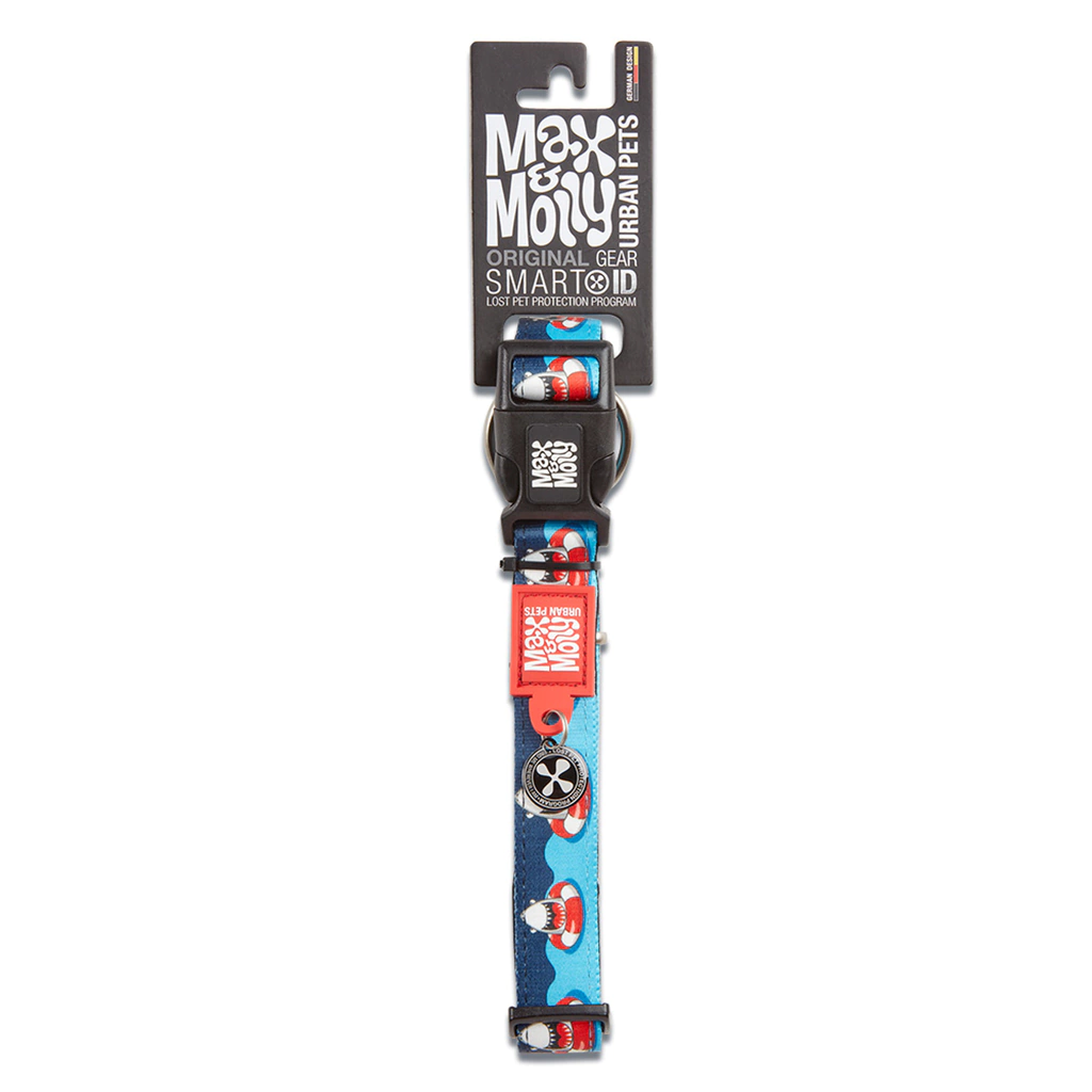 Smart ID Collar para Perro FRENZY THE SHARK