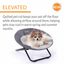 Cama elevada K&H Cozy Cot  gris
